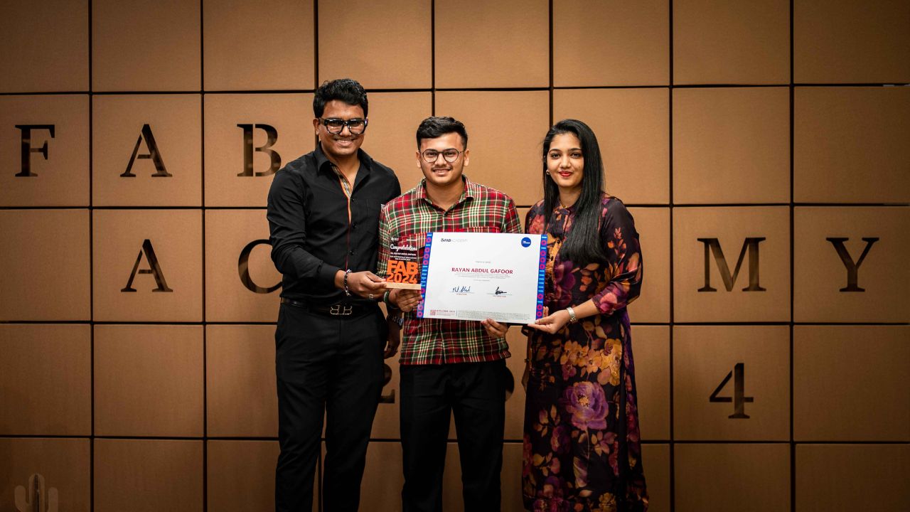 Rayan Abdul Gafoor at Fab Academy